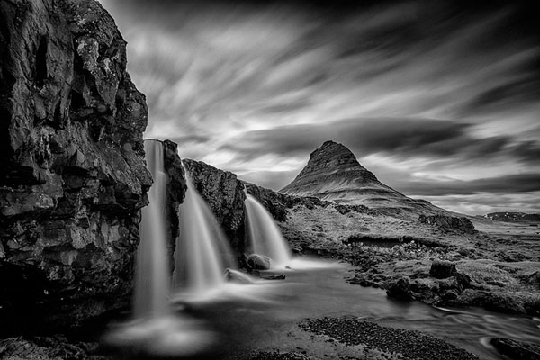 Photograph Johannes Frank Johannesson Mountain Kirkjufell on One Eyeland